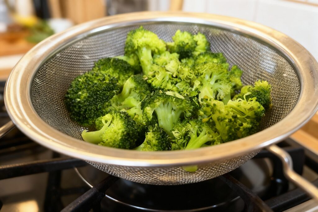 Easy Garlic Seasoned Steamed Broccoli