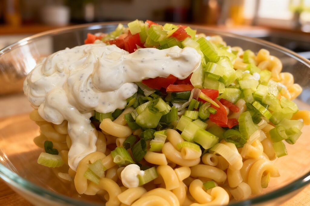 Easy Small Batch Macaroni Salad