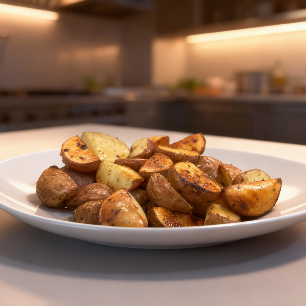 Lemon Garlic Roasted Red Potatoes