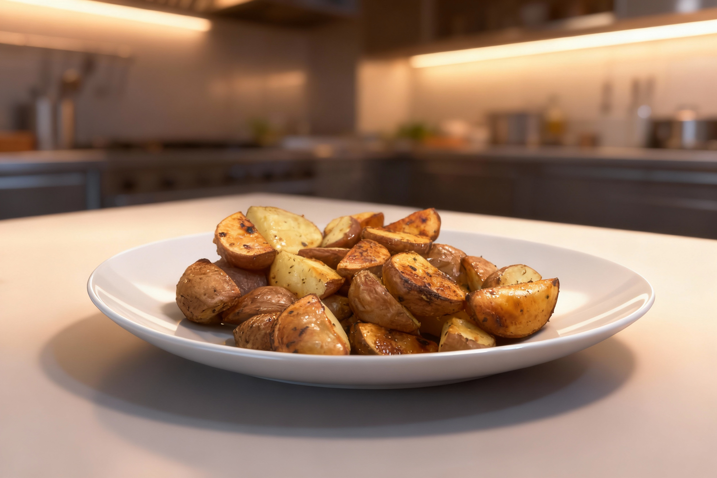 Lemon Garlic Roasted Red Potatoes