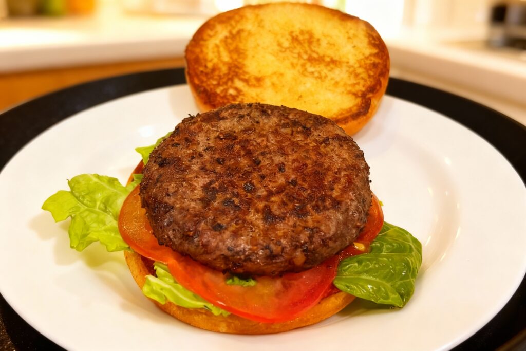 Mushroom Swiss Burger