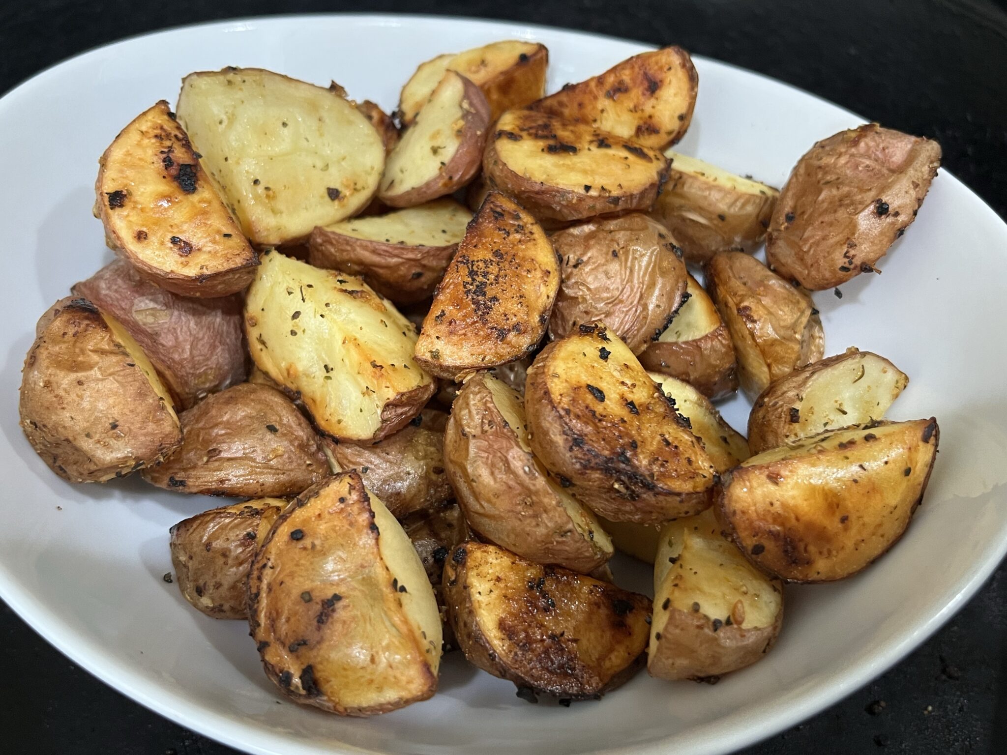 Lemon Garlic Roasted Red Potatoes