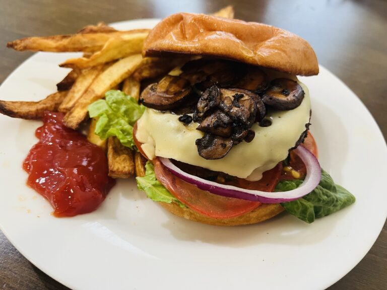 Mushroom Swiss Burger