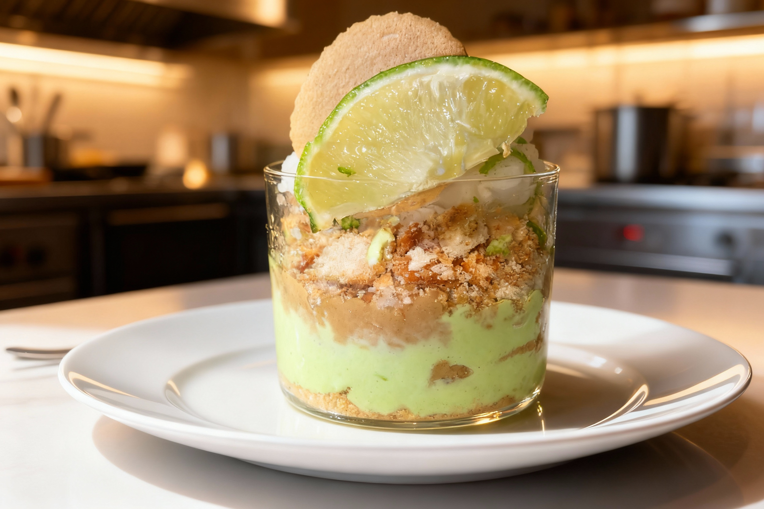 Coconut Key Lime Pie Parfait
