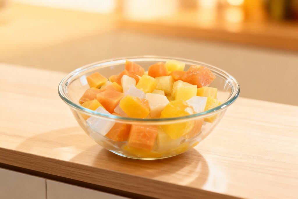 Fruit-Cocktail-Ambrosia-Salad