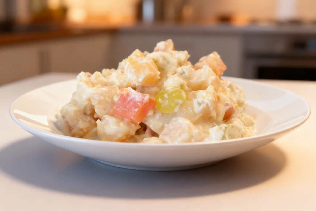 Fruit Cocktail Ambrosia Salad