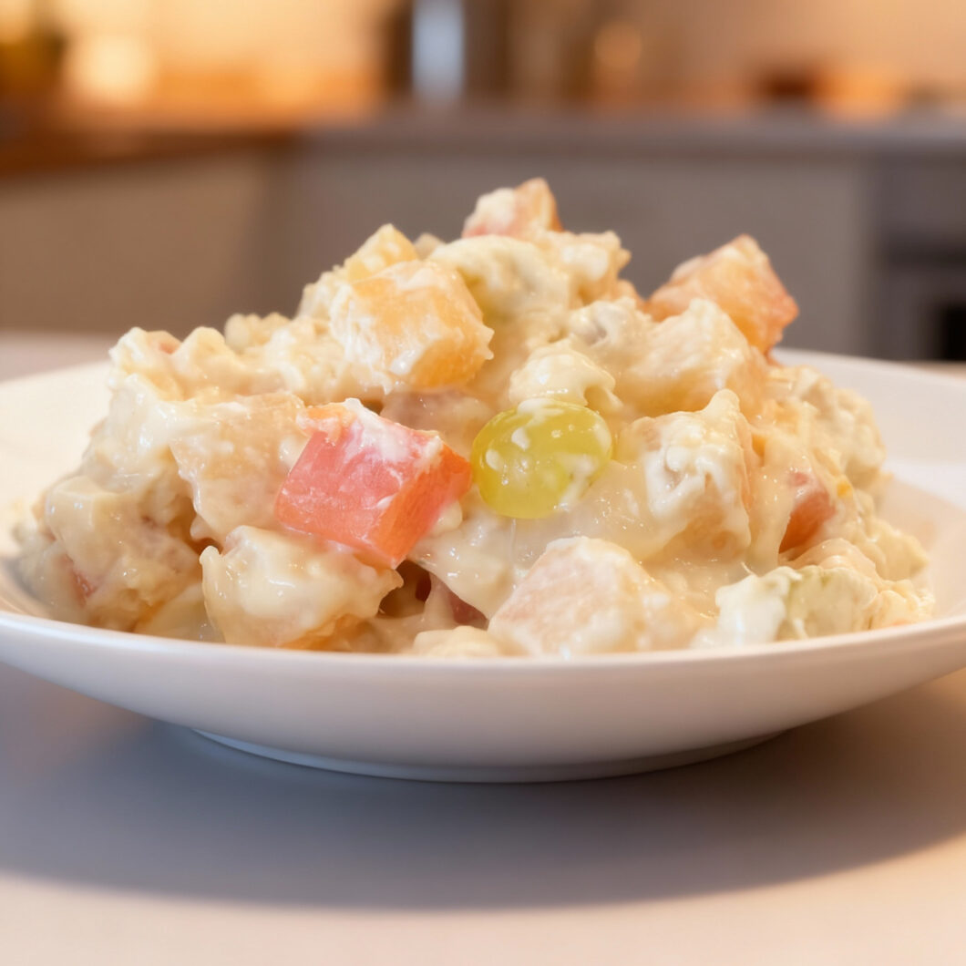 Fruit Cocktail Ambrosia Salad