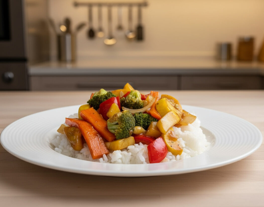 Quick and Easy Pineapple Soy Vegetable Stir Fry