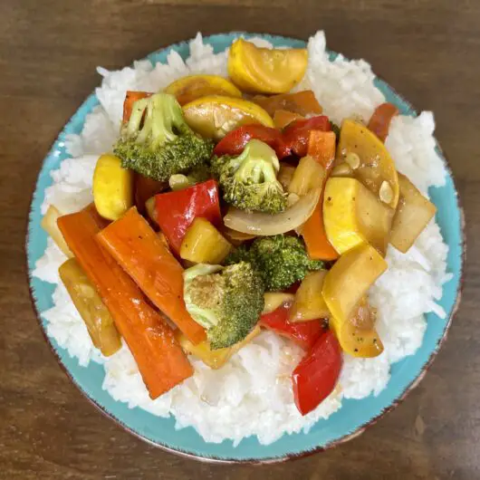 Quick and Easy Pineapple Soy Vegetable Stir Fry