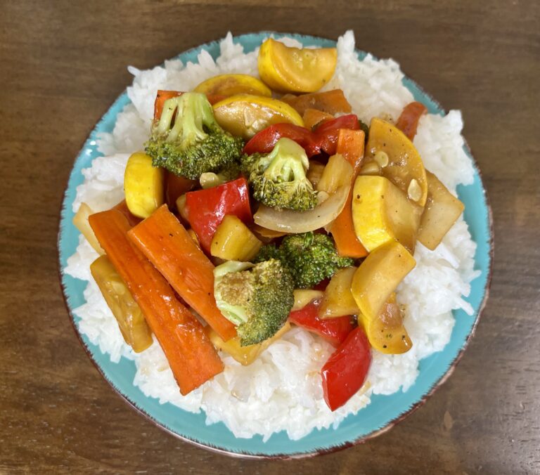 Quick and Easy Pineapple Soy Vegetable Stir Fry