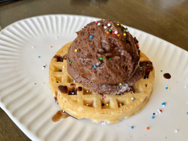 Waffle Ice Cream Sundae