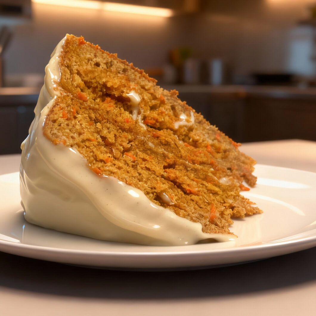 Carrot Cake with Maple Cream Cheese Frosting