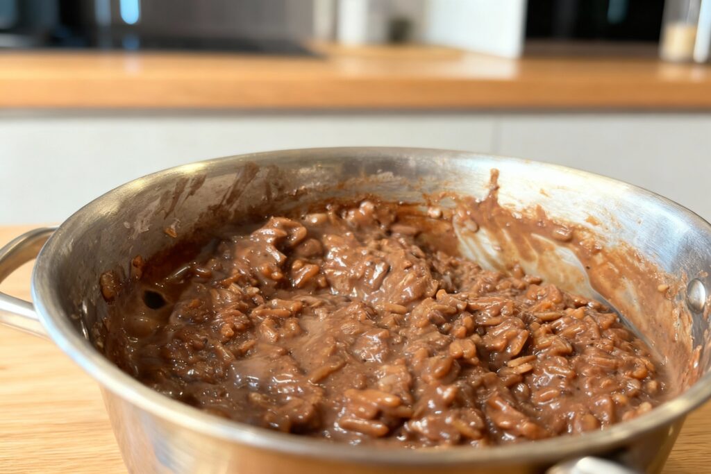 Chocolate Rice Pudding