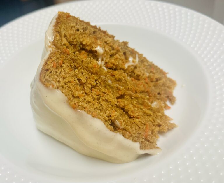 Carrot Cake with Maple Cream Cheese Frosting