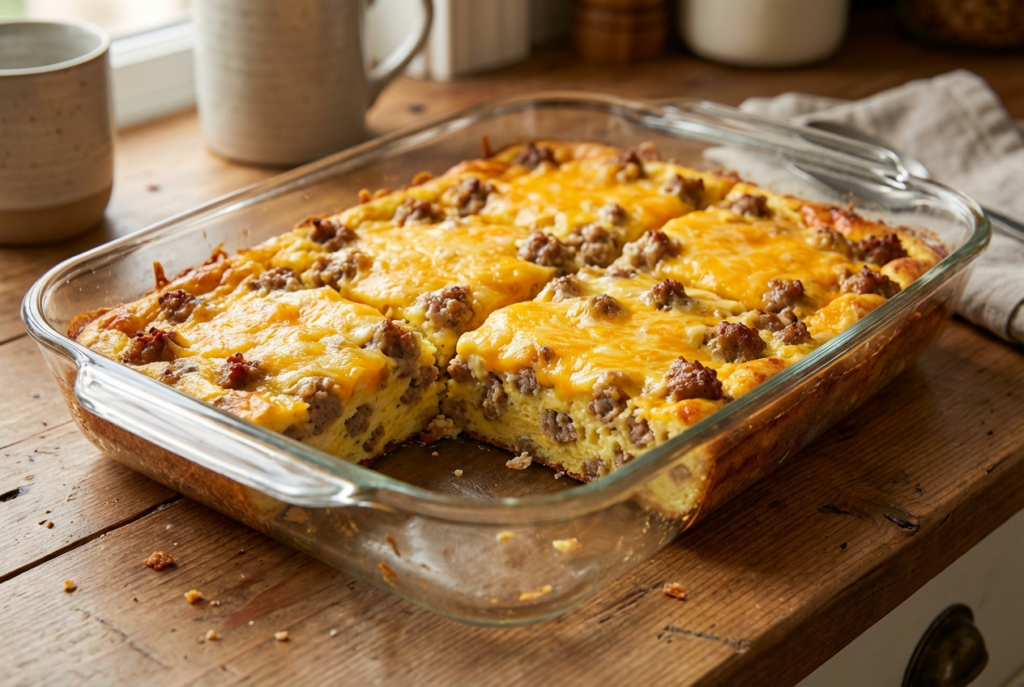 Breakfast Casserol Sausage Eggs