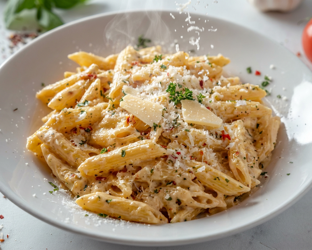 One Pot Creamy Garlic Butter Pasta
