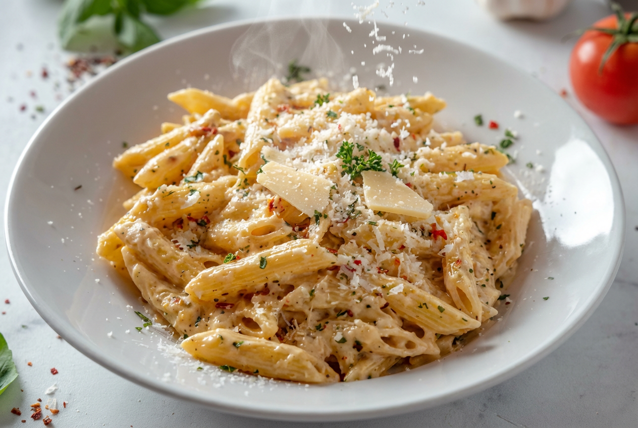 One Pot Creamy Garlic Butter Pasta