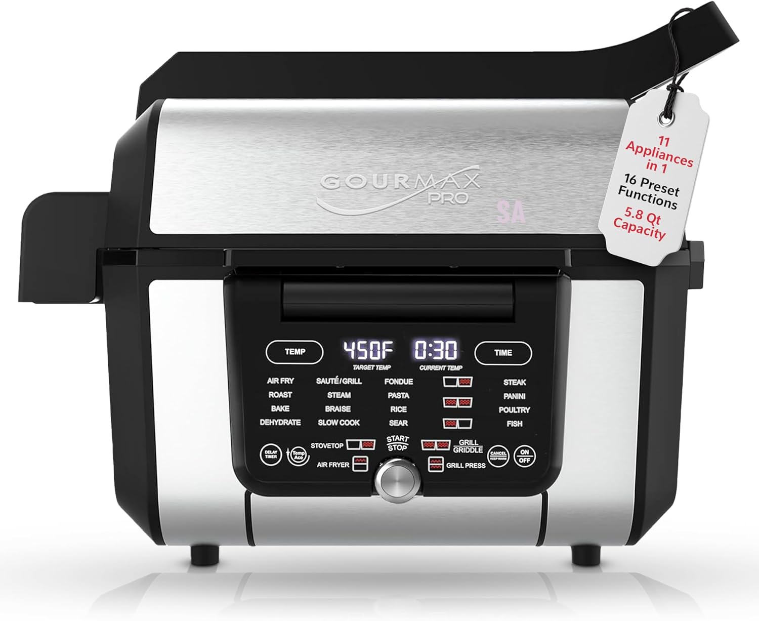 Gourmax Pro PowerHub Indoor Grill